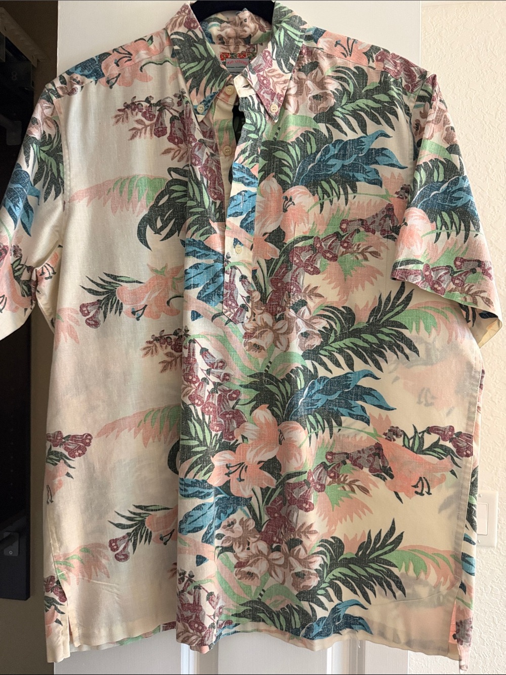 Reyn Spooner L Vintage Commemorative Classic Hawaiian Popover Shirt